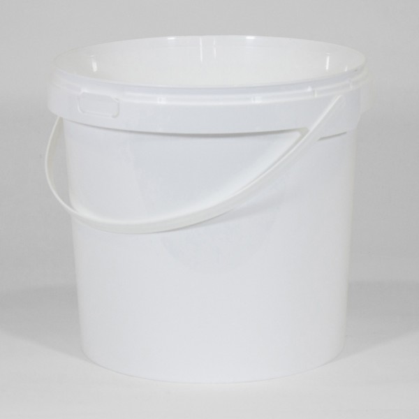 10.4L Round White Bucket