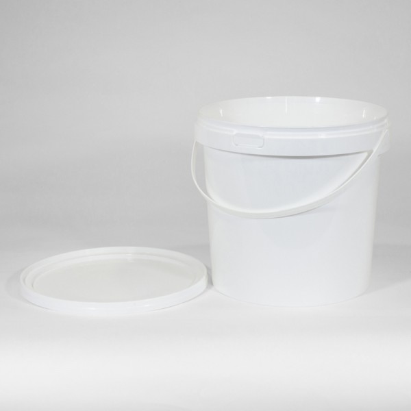 10.4L Round White Bucket