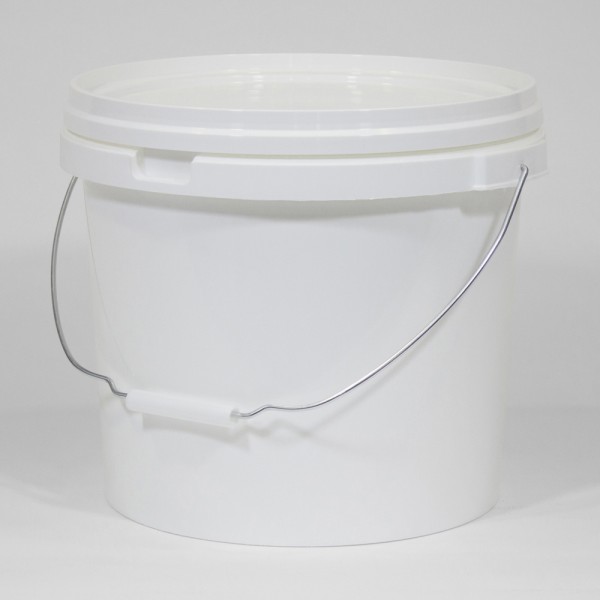 16L Round White Bucket