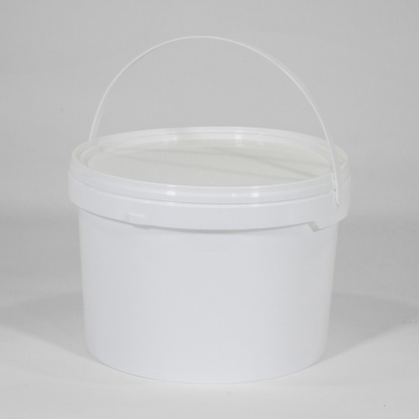 2.5L Round White Bucket