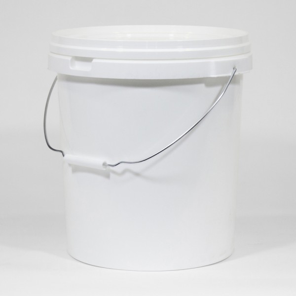 20L Round White Bucket
