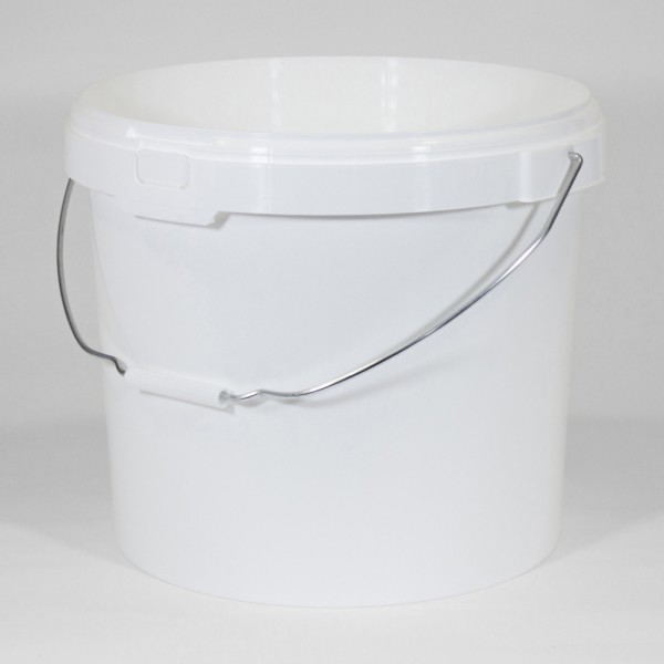 25L Round White Bucket