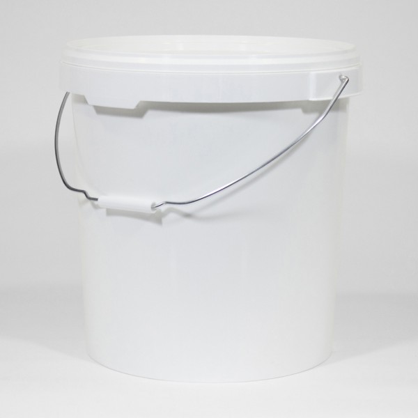 30L Round White Bucket