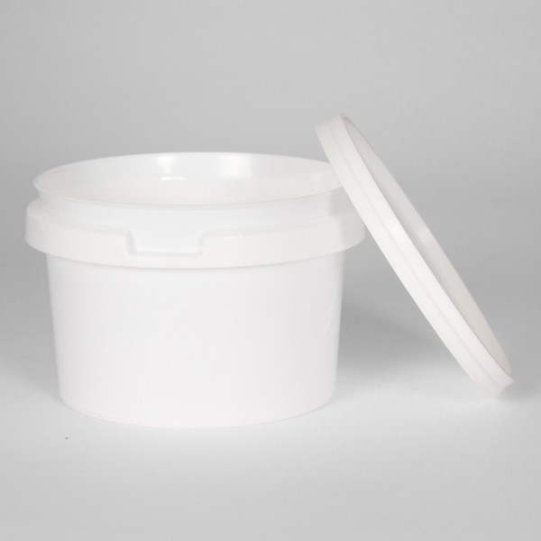 500Ml Round White Bucket