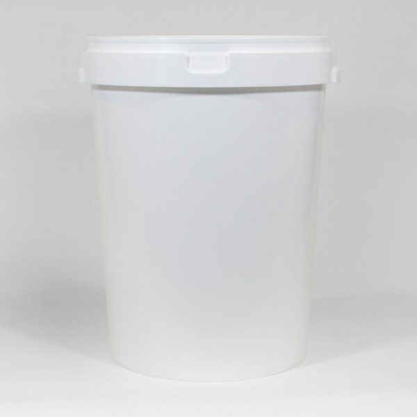 60L Round White Bucket