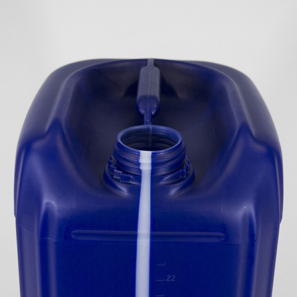 25L Blue UN Jerry Can W/Visi Stripe