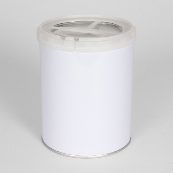 1L White Pail W/Plain Interior