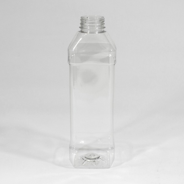 1L Clear Square PET Bottle