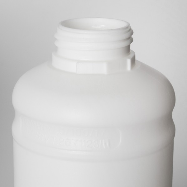 1L White Fluorinated UN Plastic Bottle 1L White Fluorinated UN Plastic Bottle