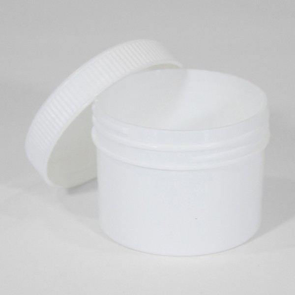 150ML White Polyjar W/ Screw Cap