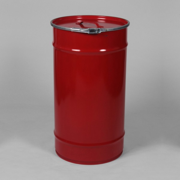 14" X 26" (59.5L) Red Open Top Keg