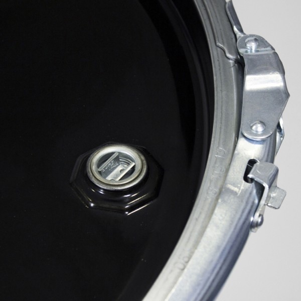 205L Black Open Top Drum W/Lacquered Interior