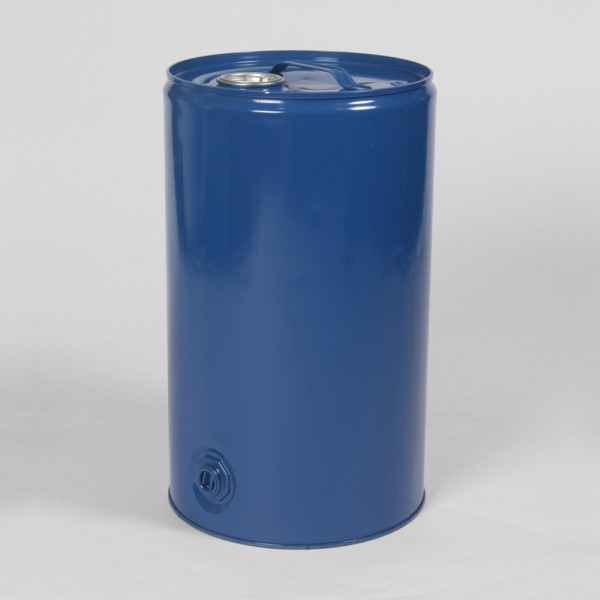 25L Tight-Head Blue Drum W/Body Bung