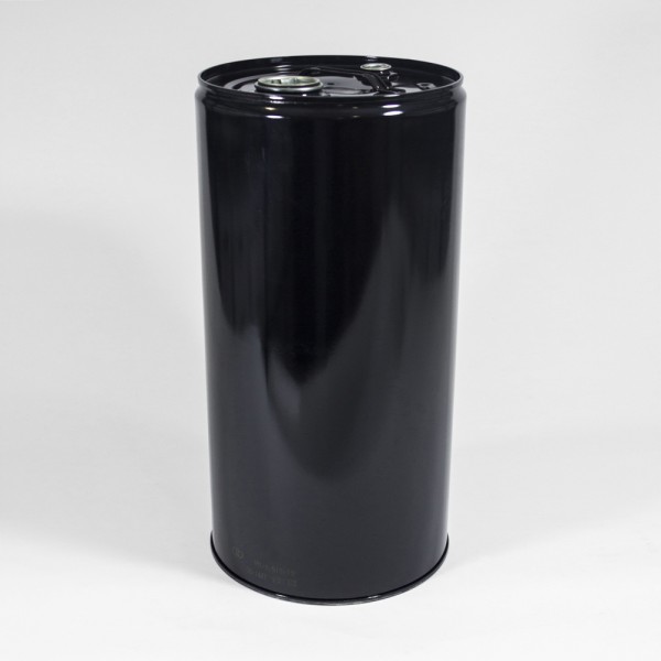 30L Tight-Head Black Drum W/Lacquered Interior