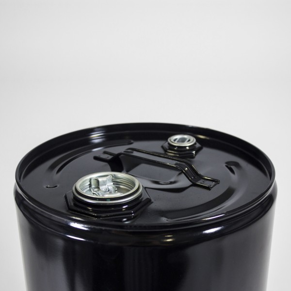 30L Tight-Head Black Drum W/Lacquered Interior